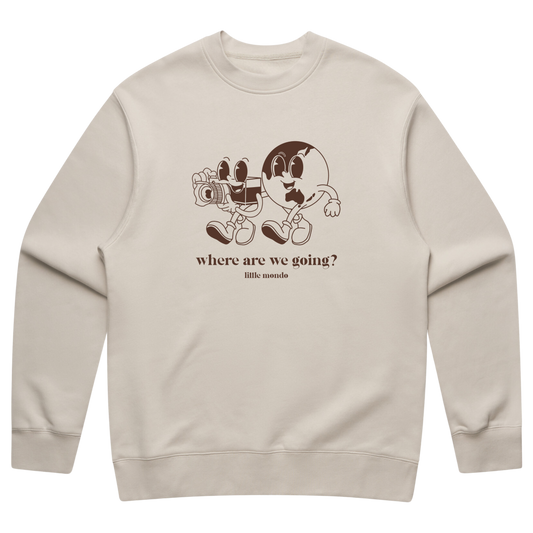 Bone 'Where are we going?' Crew Neck
