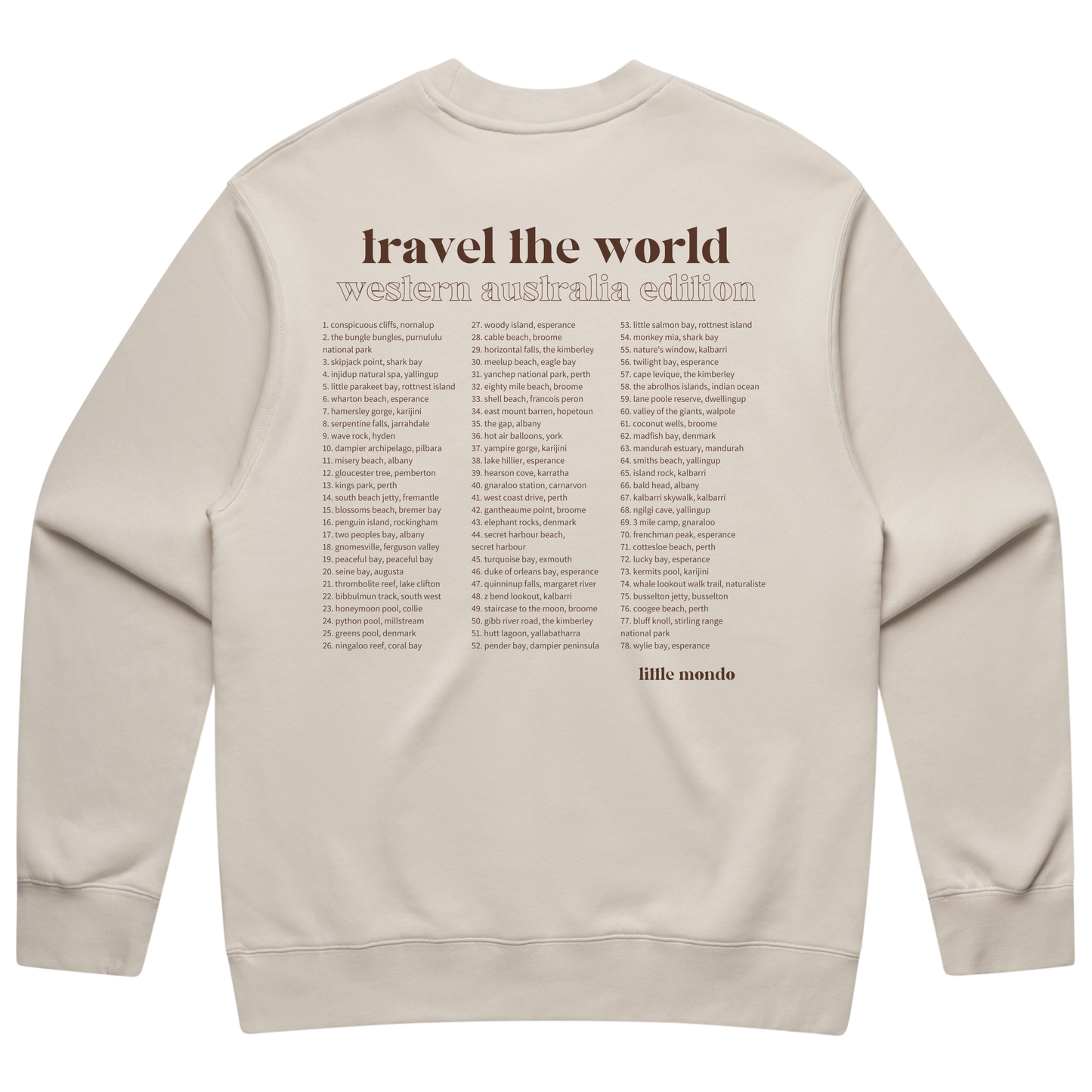 Bone 'Where are we going?' Crew Neck