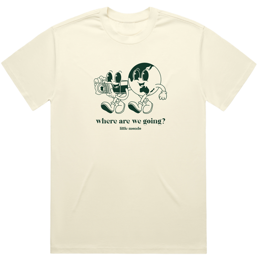 'Where are we going?' Heavy Weight Shirt
