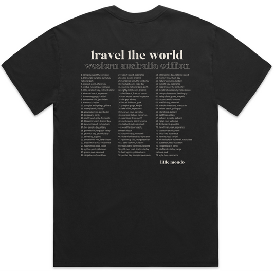 Black 'Where are we going?' Heavy Weight Shirt