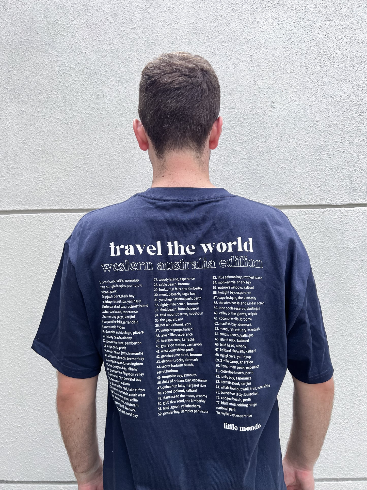Midnight Blue 'Where are we going?' Heavy Weight Shirt