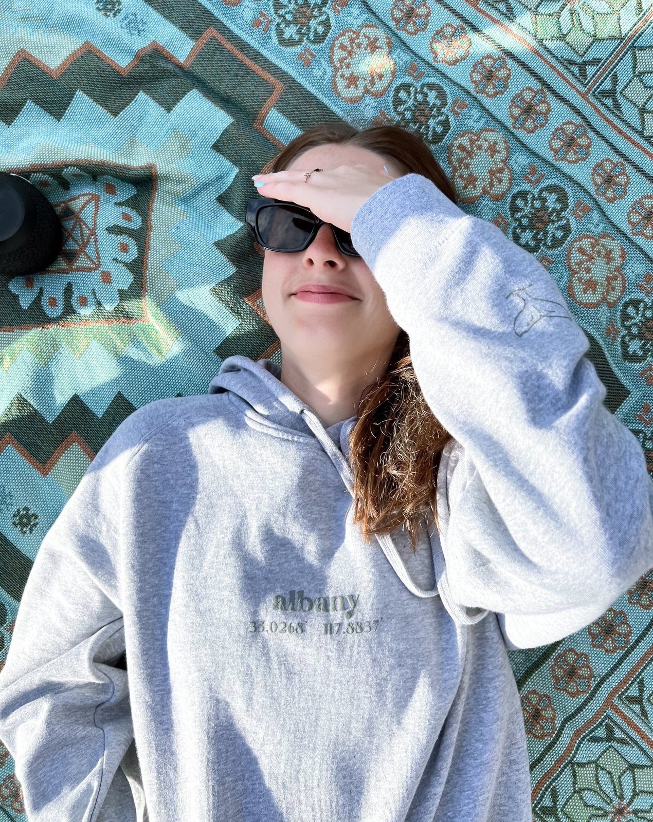 Albany Puff Print Hoodie