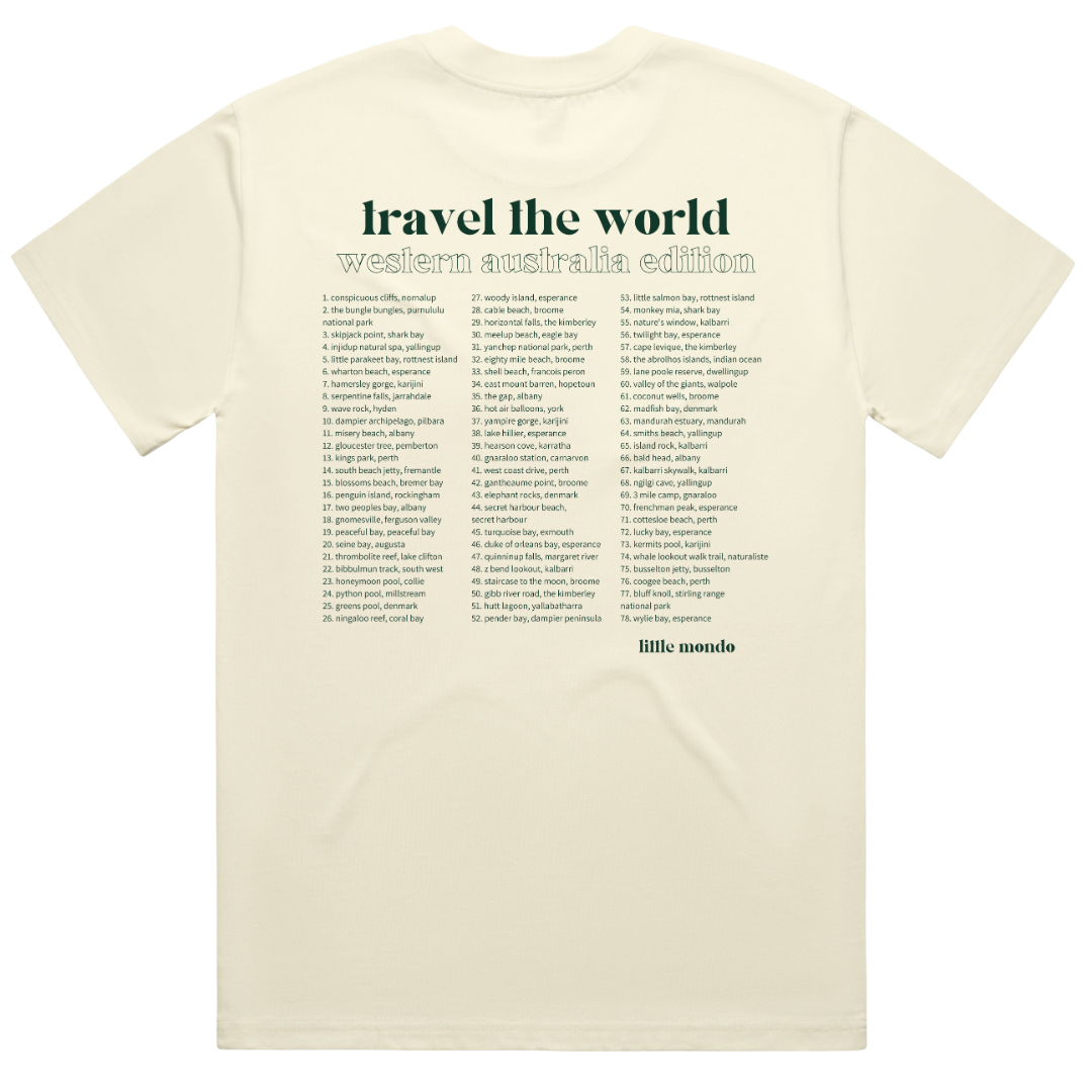 Black 'Where are we going?' Heavy Weight Shirt