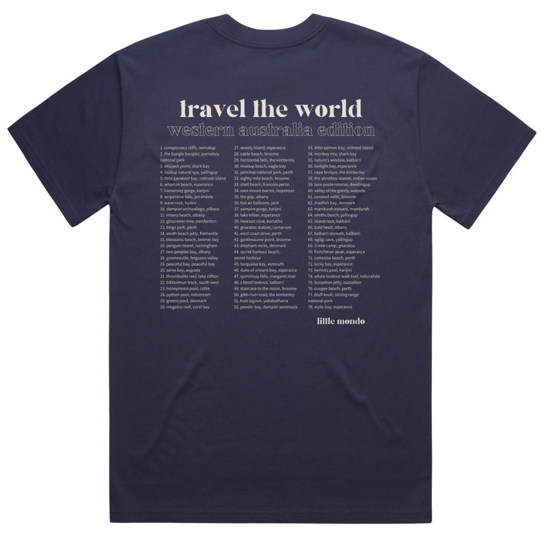 Black 'Where are we going?' Heavy Weight Shirt