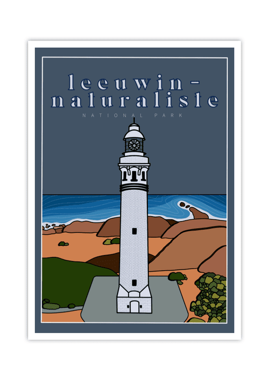 Augusta Lighthouse Travel Poster