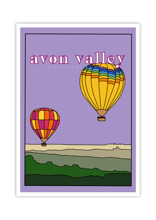 Avon Valley Travel Poster - LITTLE MONDO