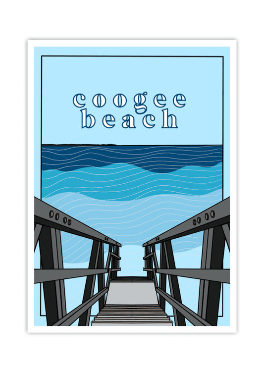 Coogee Travel Poster - LITTLE MONDO