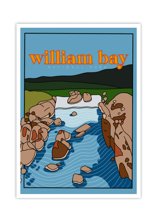 William Bay Travel Poster - LITTLE MONDO